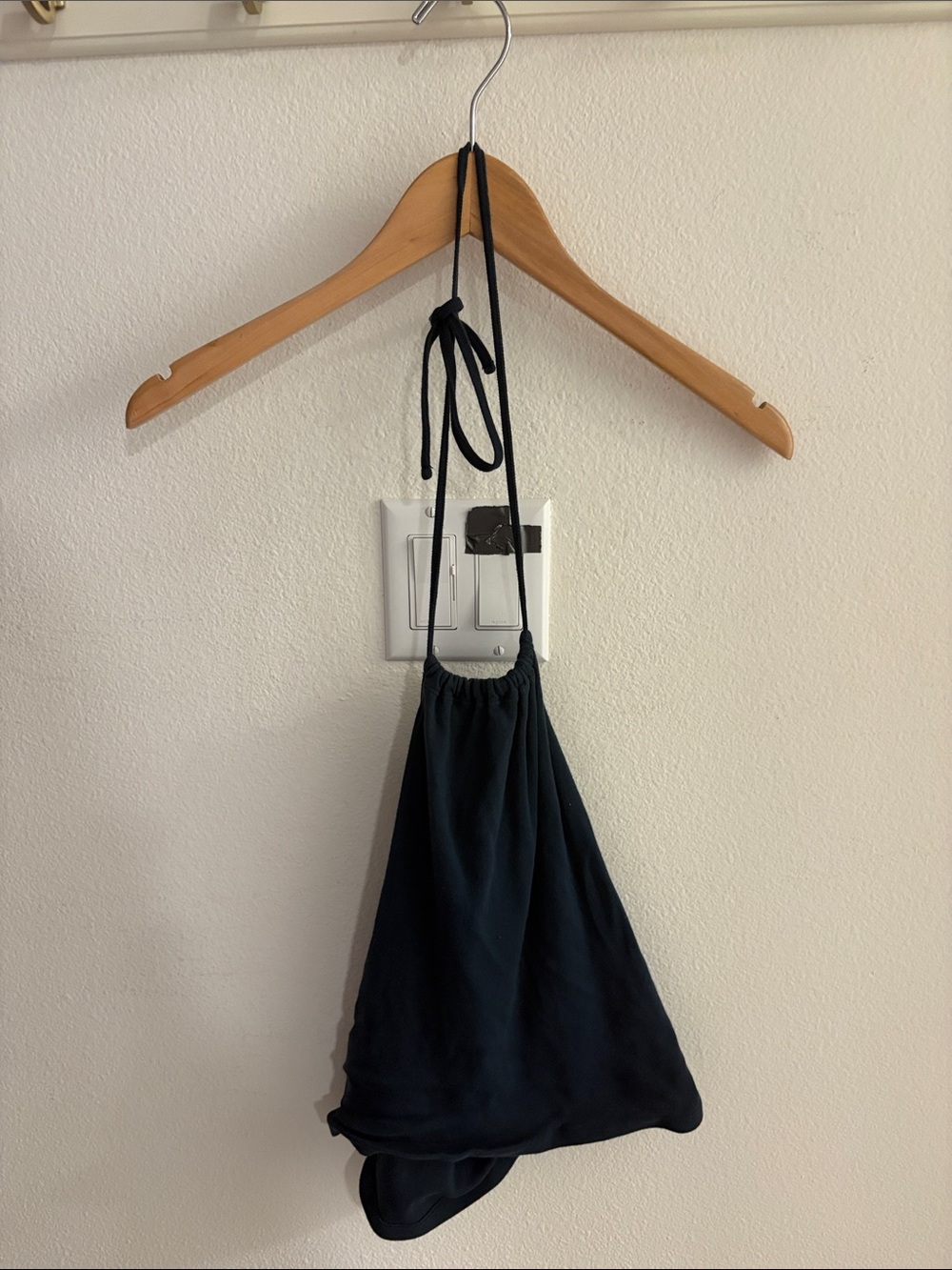 Brandy Melville Black Halter Crop Top